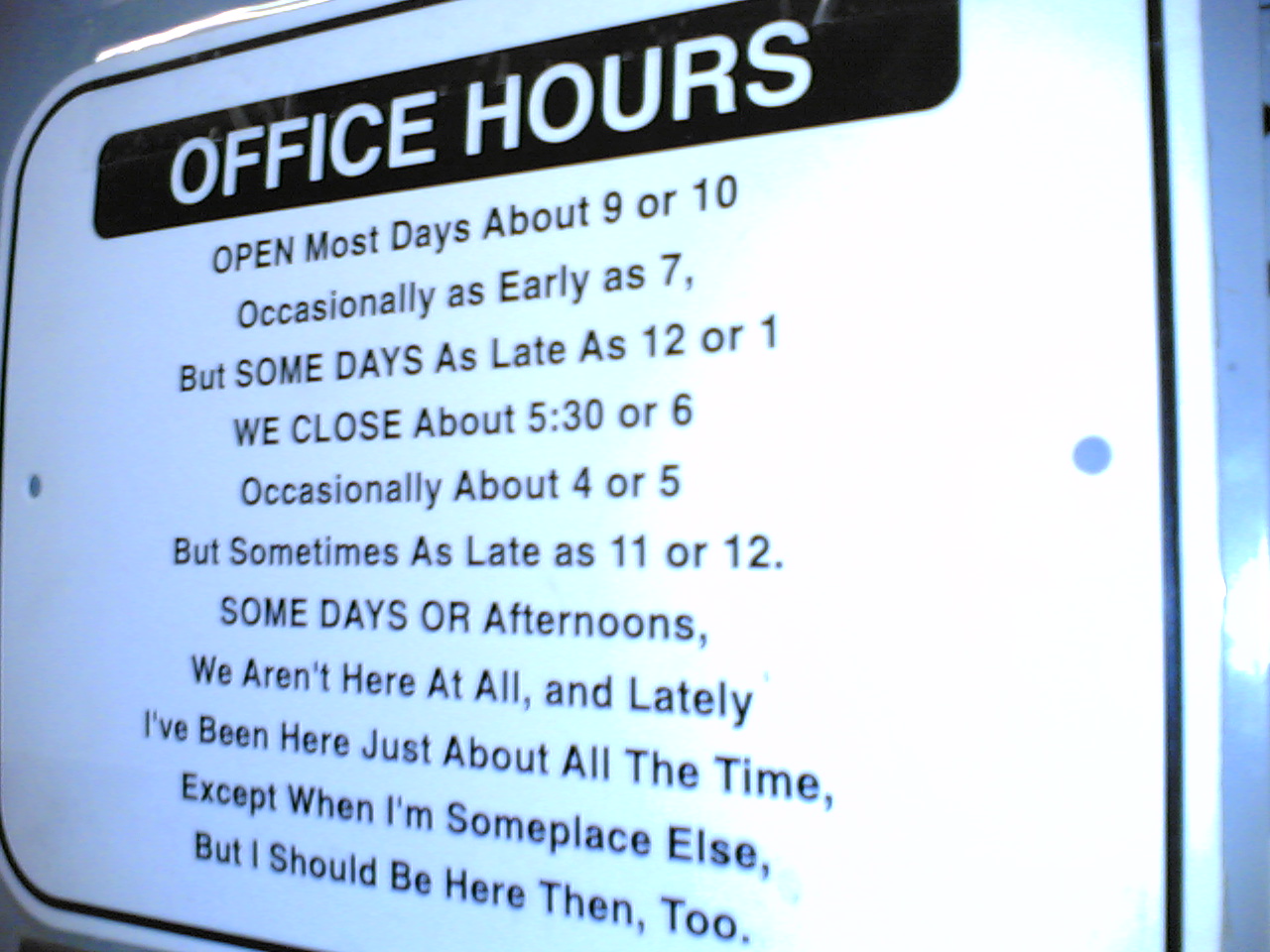 Ich will zum Office, aber wann?